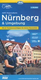 Fietskaart ADFC Regionalkarte Nürnberg und Umgebung | BVA BikeMedia