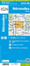 Wandelkaart - Topografische kaart 2424SB Nérondes - Avord | IGN - Institut Géographique National