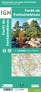 Wandelkaart Forêt de Fontainbleau - Boulderlocaties | IGN - Institut Géographique National
