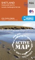 Wandelkaart - Topografische kaart 466 OS Explorer Map | Active Shetland  / Mainland South | Ordnance Survey