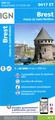 Wandelkaart - Topografische kaart 0417ET Brest, Pointe de St.Mathieu, St.-Renan, Le Conquet, Guipavas | IGN - Institut Géographique National
