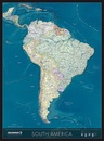 Wandkaart Zuid Amerika, 85 x 115 cm | Columbus Verlag