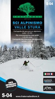Valle Stura Ski touring map