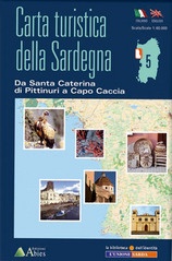 Wandelkaart 5 Da Santa Caterina di Pittinuri a Capocaccia | Abies