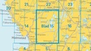 Topografische kaart - Wandelkaart 15 Sverigeserien Bolmen | Norstedts