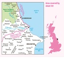 Wandelkaart - Topografische kaart 101 Landranger Scarborough, Bridlington & Filey | Ordnance Survey