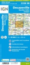 Wandelkaart - Topografische kaart 2338SB Decazeville | IGN - Institut Géographique National
