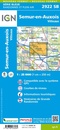 Wandelkaart - Topografische kaart 2922SB Semur-en-Auxois – Vitteaux | IGN - Institut Géographique National
