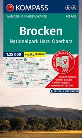 Wandelkaart 455 Brocken | Kompass