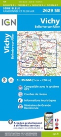 Wandelkaart - Topografische kaart 2629SB Vichy | IGN - Institut Géographique National