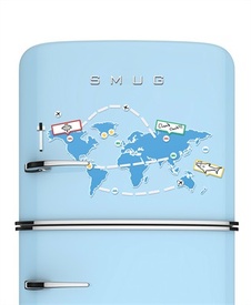 Kadotip Mapnetic Magnetische Koelkast Wereldkaart  | Luckies