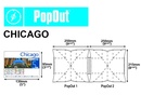 Stadsplattegrond Popout Map Chicago | Compass Maps