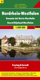 Wegenkaart - landkaart 08 Nordrhein Westfalen | Freytag & Berndt