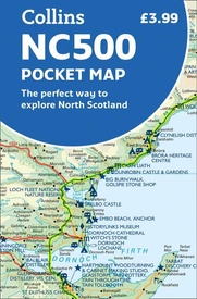 Wegenkaart - landkaart NC500 Pocket Map Schotland | Collins