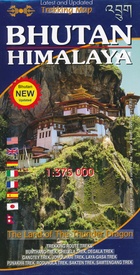 Wegenkaart - landkaart Bhutan | Vajra