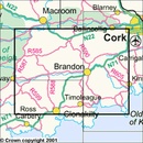 Topografische kaart - Wandelkaart 86 Discovery Cork (Bandon) | Ordnance Survey Ireland