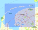 Fietskaart 21 Fietsknooppuntenkaart Friesland en de Waddeneilanden | Falk