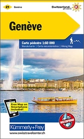 Wandelkaart 21 Genève - Genf - Geneve | Kümmerly & Frey