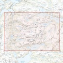 Wandelkaart Hoyfjellskart Okstindan | Calazo