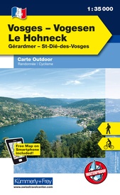 Wandelkaart 04 Outdoorkarte FR Vogesen - Vosges - Le Hohneck - Vogezen | Kümmerly & Frey