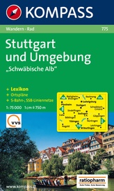 Wandelkaart 775 Stuttgart und Umgebung | Kompass