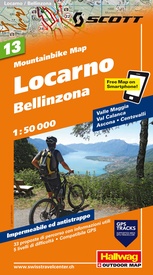 Mountainbikekaart 13 Locarno / Bellinzona MTB kaart | Hallwag