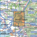 Wandelkaart - Topografische kaart 3244ET Montagne - Sainte-Victoire | IGN - Institut Géographique National