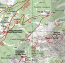 Wandelkaart 01 Mont Blanc, Monte Bianco, Courmayeur | L'Escursionista editore
