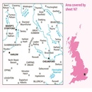 Wandelkaart - Topografische kaart 167 Landranger Chelmsford, Harlow & Bishop's Stortford | Ordnance Survey