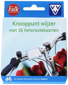 Fietskaart Knooppuntwijzer  met 16 fietsroutekaarten | Falk