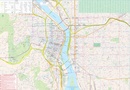 Wegenkaart - landkaart Portland & Oregon | ITMB