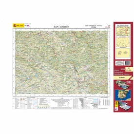 Topografische kaart 77 MT50 La Plaza / San Martín | CNIG - Instituto Geográfico Nacional1