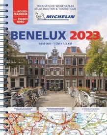 Wegenatlas Benelux 2023 - Nederland, België & Luxemburg - met noord Frankrijk | Michelin