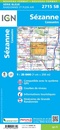 Wandelkaart - Topografische kaart 2715 SB - Serie Bleue Connantre - Sézanne | IGN - Institut Géographique National