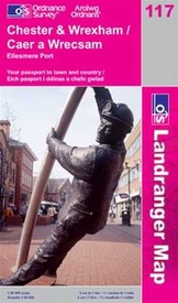 Wandelkaart Landranger 117 - Chester & Wrexham / Caer a Wrecsam | Ordnance Survey