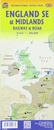 Spoorwegenkaart England Southeast & Midlands Rail/Road | ITMB