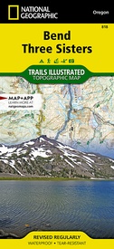 Wandelkaart 818 Bend, Three Sisters /OR | National Geographic