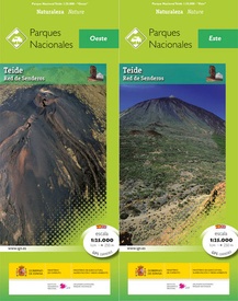 Wandelkaart 4 Parques Nacionales El Teide Red de Senderos -Tenerife | CNIG - Instituto Geográfico Nacional
