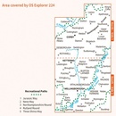 Wandelkaart - Topografische kaart 224 OS Explorer Map Corby, Kettering, Wellingborough | Ordnance Survey