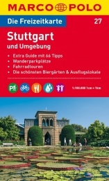 Wegenkaart - landkaart 27 Marco Polo Freizeitkarte Stuttgart und Umgebung | Marco Polo