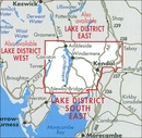 Wandelkaart Lake District Zuid Oost | Harvey Maps