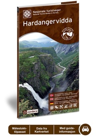 Wegenkaart - landkaart 04 Nasjonale Turistveger Hardangervidda | Nordeca