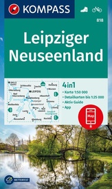 Wandelkaart 818 Leipziger Neuseenland | Kompass
