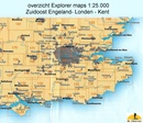 Wandelkaart - Topografische kaart 138 Explorer  Dover, Folkstone, Hythe  | Ordnance Survey