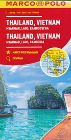 Wegenkaart - landkaart Thailand, Vietnam, Laos, Cambodja | Marco Polo
