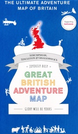 Wegenkaart - landkaart Great British Adventure Map | Strumpshaw, Tincleton & Giggleswick's Marvellous Maps