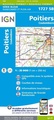 Wandelkaart - Topografische kaart 1727SB Poitiers - Coulombiers | IGN - Institut Géographique National