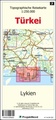 Wegenkaart - landkaart Lykien - Lycie | Projekt Nord