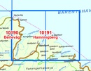 Wandelkaart - Topografische kaart 10191 Norge Serien Hamningberg | Nordeca