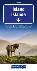 Wegenkaart - landkaart Road maps Ijsland | Kümmerly & Frey